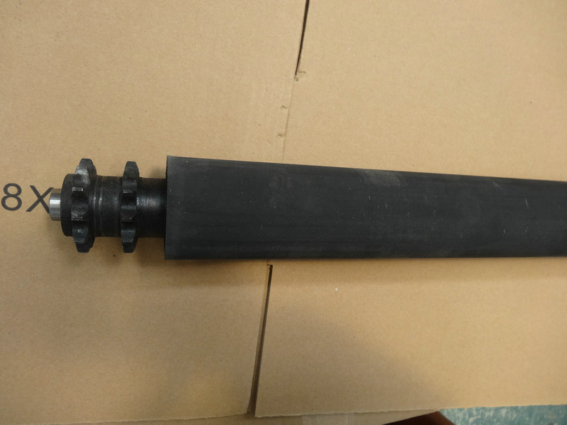 滚筒输送机的托辊的安装